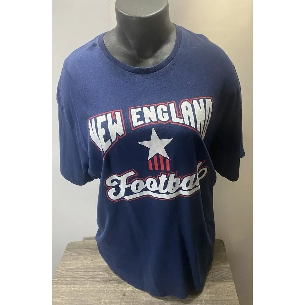 Delta Pro Weight New England Football T‎ Shirt 2XL